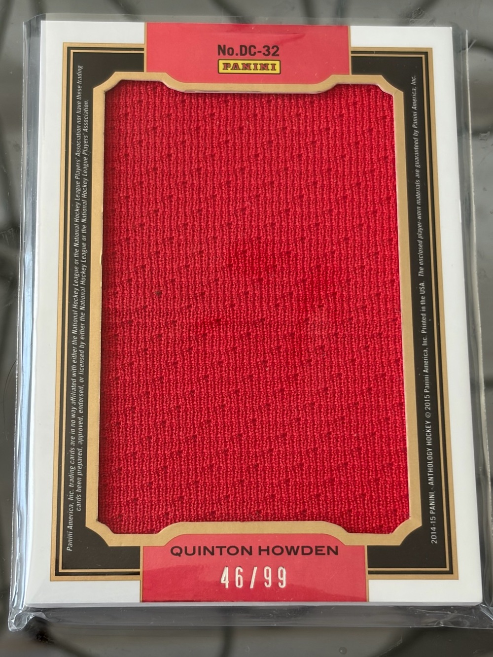 🇨🇦NOW $15🍀 ALEKSANDER BARKOV 3014/15 Panini Florida Game Jersey Hockey Card /99